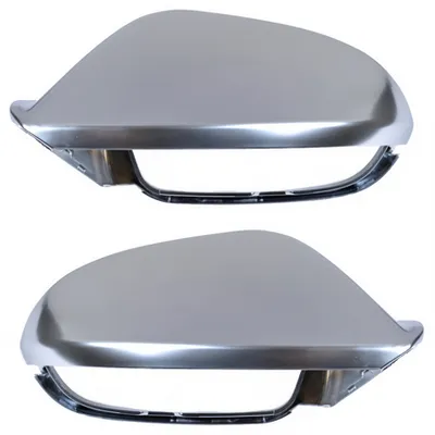 Zestaw osłon lusterek bocznych Matt Silver AUDI A6 C7 Allroad 2012-2018