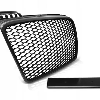Grill atrapa bez znaczka RS Style Audi A4 B7 BLACK