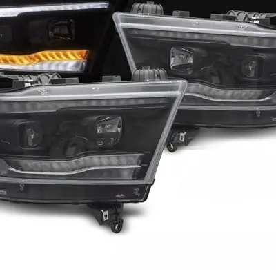 Lampy reflektory black LED do Dodge Ram 19-22