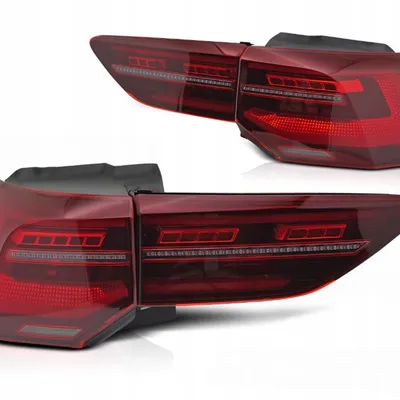 Lampy diodowe red LED bar do VW Golf 8 VIII 19-24