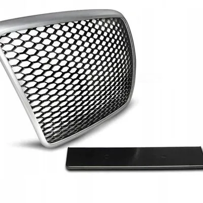 Grill atrapa sport srebrny do Audi A6 C6 2009-2011