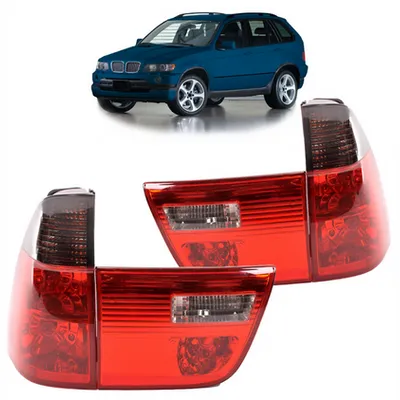 Lampy BMW E53 X5 Tył Red/Smoke