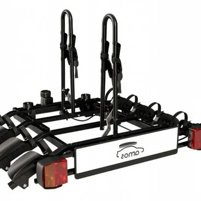 Platforma rowerowa na hak TYTAN AMOS 4 PLUS (7 pin) BLACK