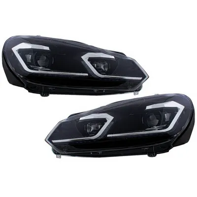 Zestaw Lamp Halogenowych Chrome VW GOLF VI 2008-2012