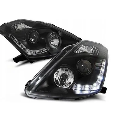 Reflektory przednie Nissan 350z Daylight Black 03-