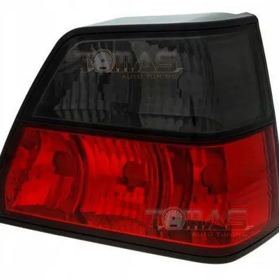Lampy tylne VW GOLF II 2 CLEAR RED smoke DEPO
