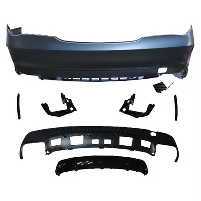Tylny zderzak sport zestaw z dyfuzorem MERCEDES CLA C117 przed liftem 2013-2016