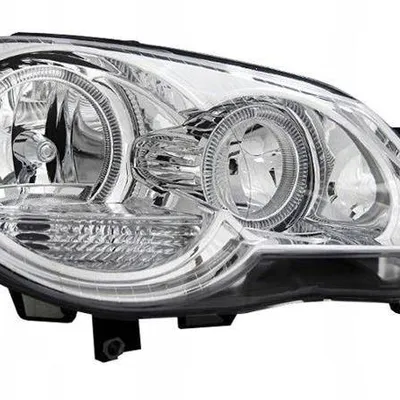 Reflektory przednie VW Polo 9N3 CHROM RINGI