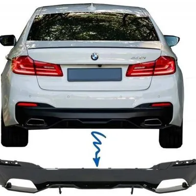 Dyfuzor bmw g30/g31 sedan/touring 17- piano black