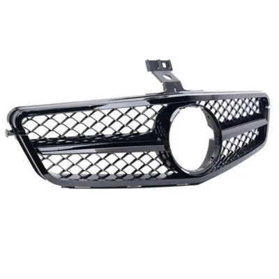 Grill mercdes w204 11- 14 black glossy / połysk