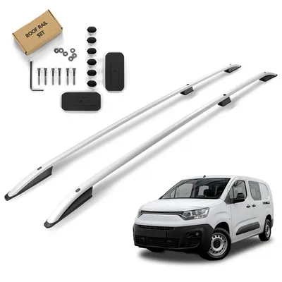 Relingi dachowe Fiat Doblo III 510/511 L2 | Maxi 2022- Srebrny LONG