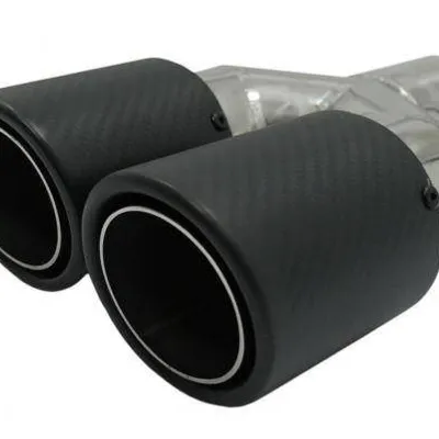 Koncówka podwójna carbon lewa wlot fi 5,8cm