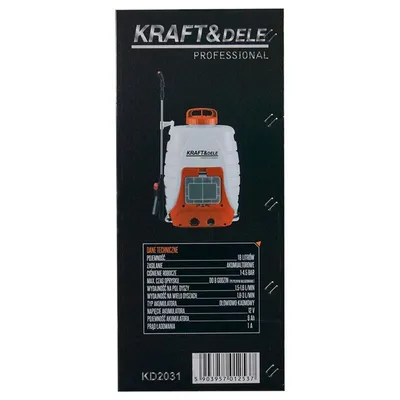 Opryskiwacz akumulatorowy 18l zestaw XXL 12V 8Ah KD2031