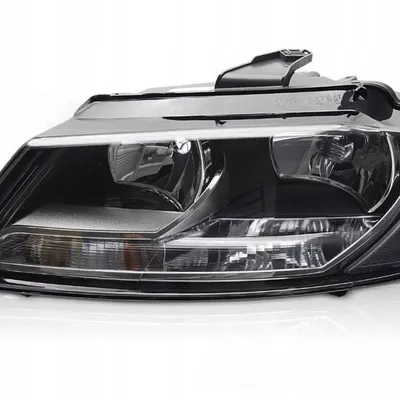 Lampa lewa reflektor black do Audi A3 8P 08-12