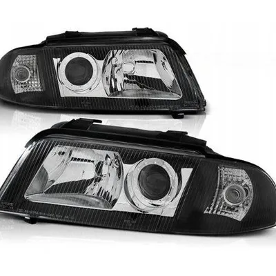 Lampy przednie reflektory Audi A4 B5 Lift Black so