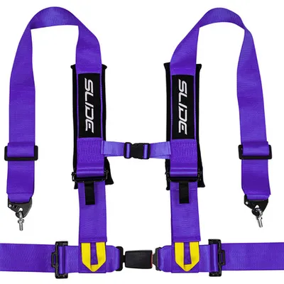 Pasy sportowe Slide V2 Fioletowe 4P 3" E4