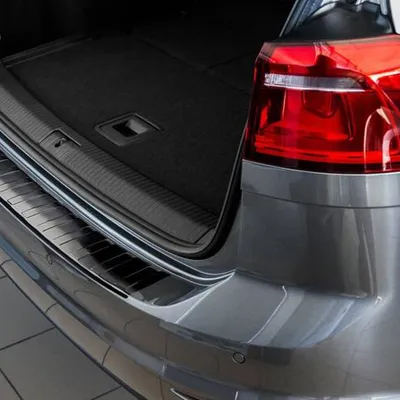Nakładka na zderzak tylny do Volkswagen Golf Sportsvan (Czarna)