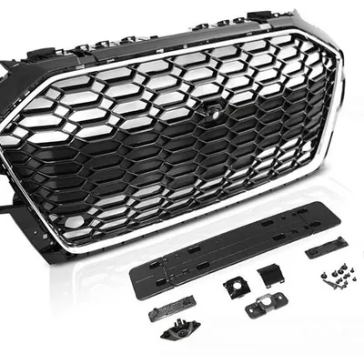 Grille Sport chrome black pdc Audi A4 B9 2020->