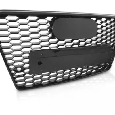 Sportowy grill w połyskującej czerni z PDC do Audi A7 C7 4G (2010–2014)