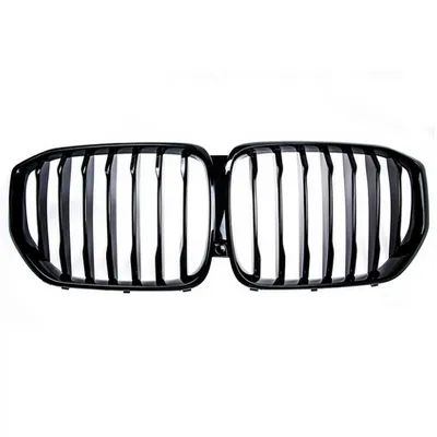 Grill sportowy pojedyncze żeberka Gloss Black BMW X5 G05 F95 przed liftem 2018-obecnie