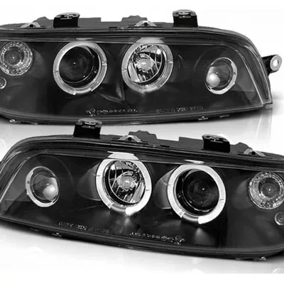 Lampy Reflektory Fiat Punto 2 99-03 Ringi Black