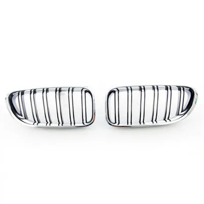 Grill sportowy podwójne żeberka Chrome & Black BMW 6 F13 F12 F06 2011-2018