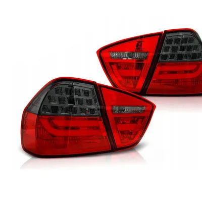 Lampy Diodowe Nowe Bmw E90 05-08 Red Smoke Led Bar