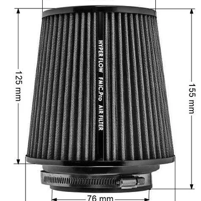 Filtr powietrza FMIC.Pro dł. 125mm montaż 76mm