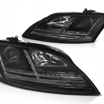 Lampy reflektory Audi TT 06-10 8j black led dts