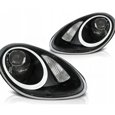 Lampy Porsche Boxster Cayman 987 05-08 Black Xenon