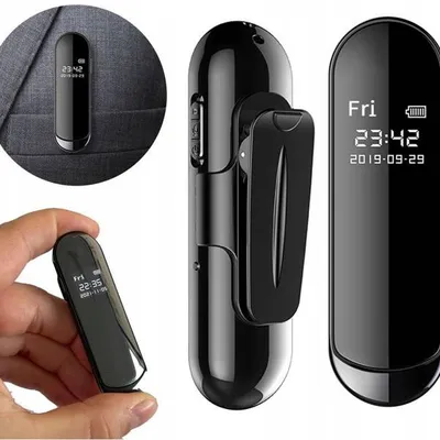 Mini kamera szpiegowska dyktafon 64GB Full HD LCD