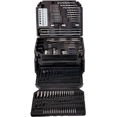 Wiertła, otwornice, dłuta, bity - zestaw 300-el. KD998