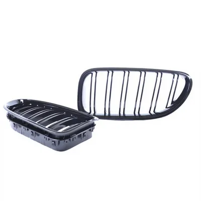 Grill sportowy podwójne żeberka Gloss Black  BMW 6 (F13) Coupe (F12) Cabrio (F06) Gran Coupe 2011-2018