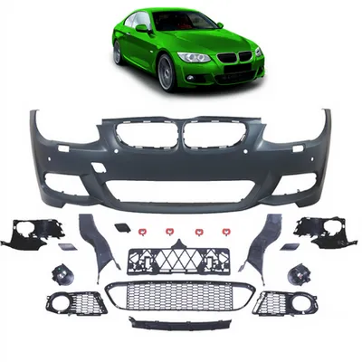 Przedni zderzak sport PDC SRA Lampy przeciwmgielne BMW 3 E92 E93 Facelift 2010-2013