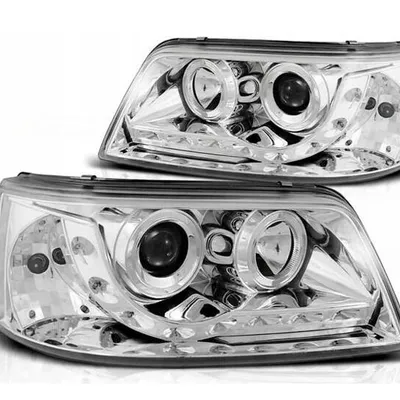 Lampy nowe VW t5 03-09 daylight chrome +silniczki