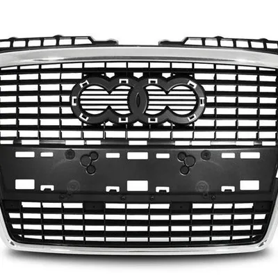 Grill przedni audi a3 8p 04-07 black/chrom