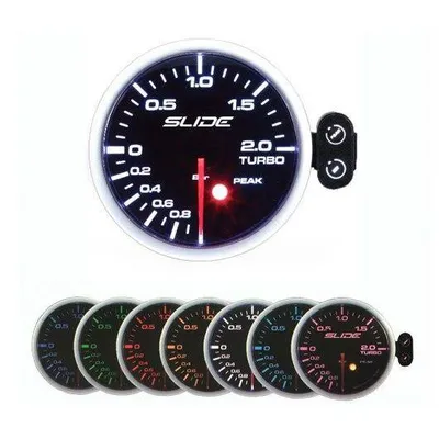 Zegar slide pk-sc 52mm - turbo electric -1 do 2 bar