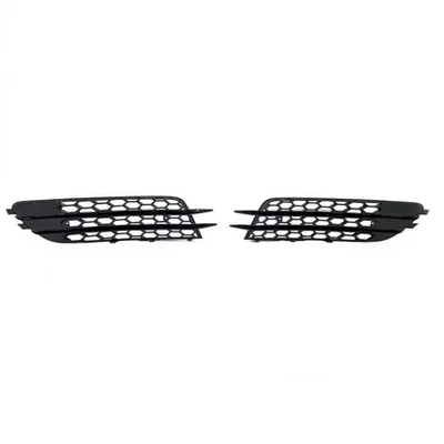 Ramki do halogenów Gloss Black AUDI A6 C7 Allroad przed liftem 2012-2015