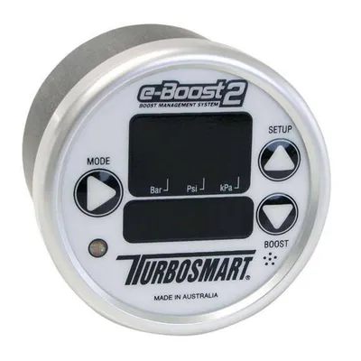 Electronic Boost Controller Turbosmart EBOOST2 60mm Biało-Srebrny