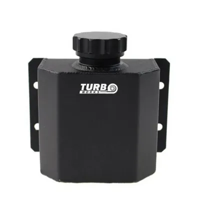 Oil catch tank grodziowy 1L 10mm TurboWorks Black