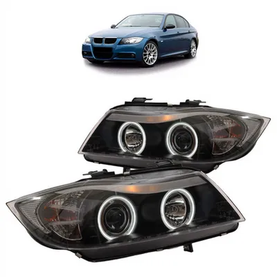 Zestaw Lamp Halogenowych Black CCFL BMW 3 E90 E91 2005-2012