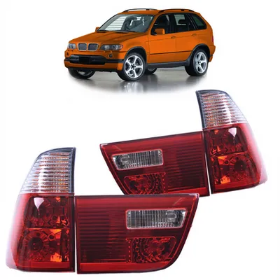 Lampy BMW E53 X5 Tył Red/Smoke