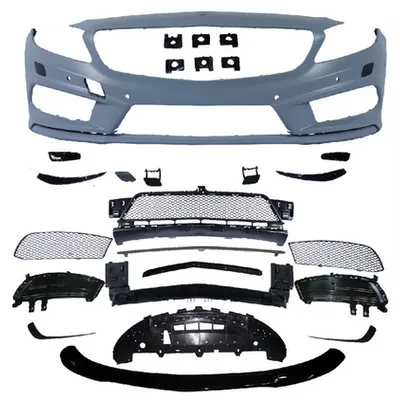 Przedni zderzak sport PDC SRA Spoiler MERCEDES A-Class W176 przed liftem 2012-2015