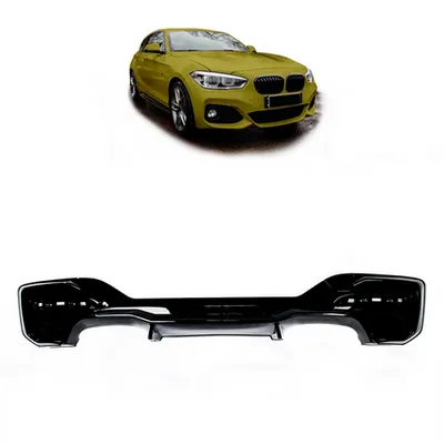 Tylny dyfuzor Gloss Black BMW 1 F20 F21 Facelift 2015-2019