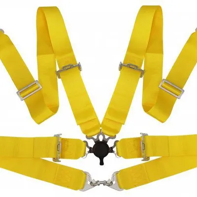 Pasy sportowe 4p 3" Yellow - Quick