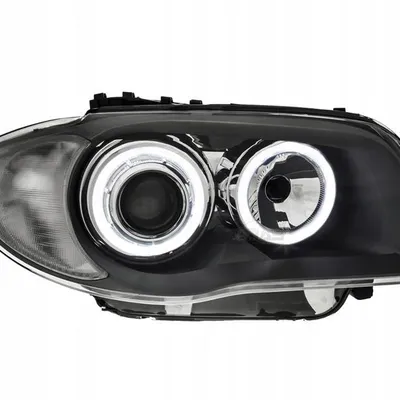 Lampy przednie BMW E87 E81 04-11 Ringi led grey