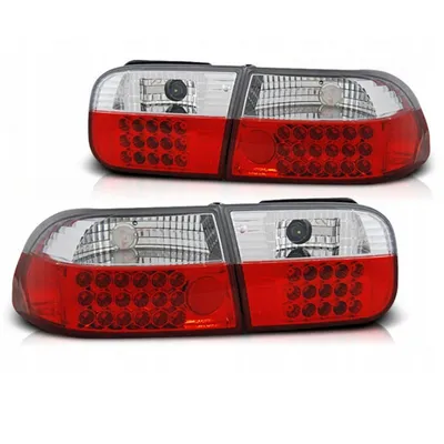 Lampy Diody Honda Civic 91-95 2d/4d Red White Led