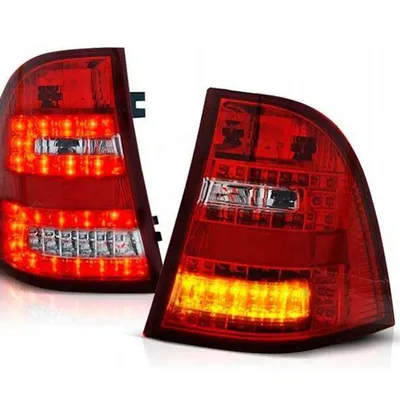 Lampy diodowe Mercedes W163 ml 98-05 red white led