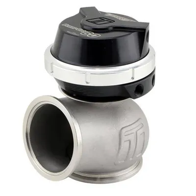 Wastegate zewnętrzny TurboSmart 60mm 1.0 Bar Power-Gate Gen V Czarny