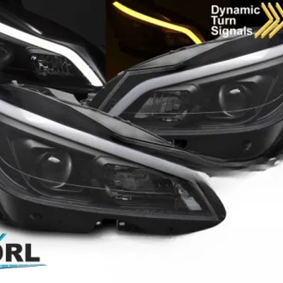 Reflektkory lampy przednie led Mercedes c-klasa w204 dynamiczny kierunkowskaz